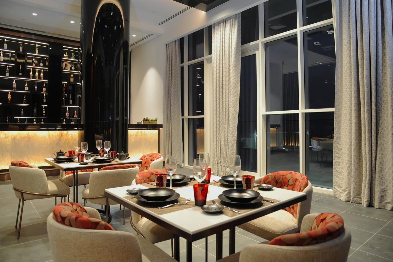 Royal M Al Aqah Beach Resort By Gewan Kültér fotó The restaurant