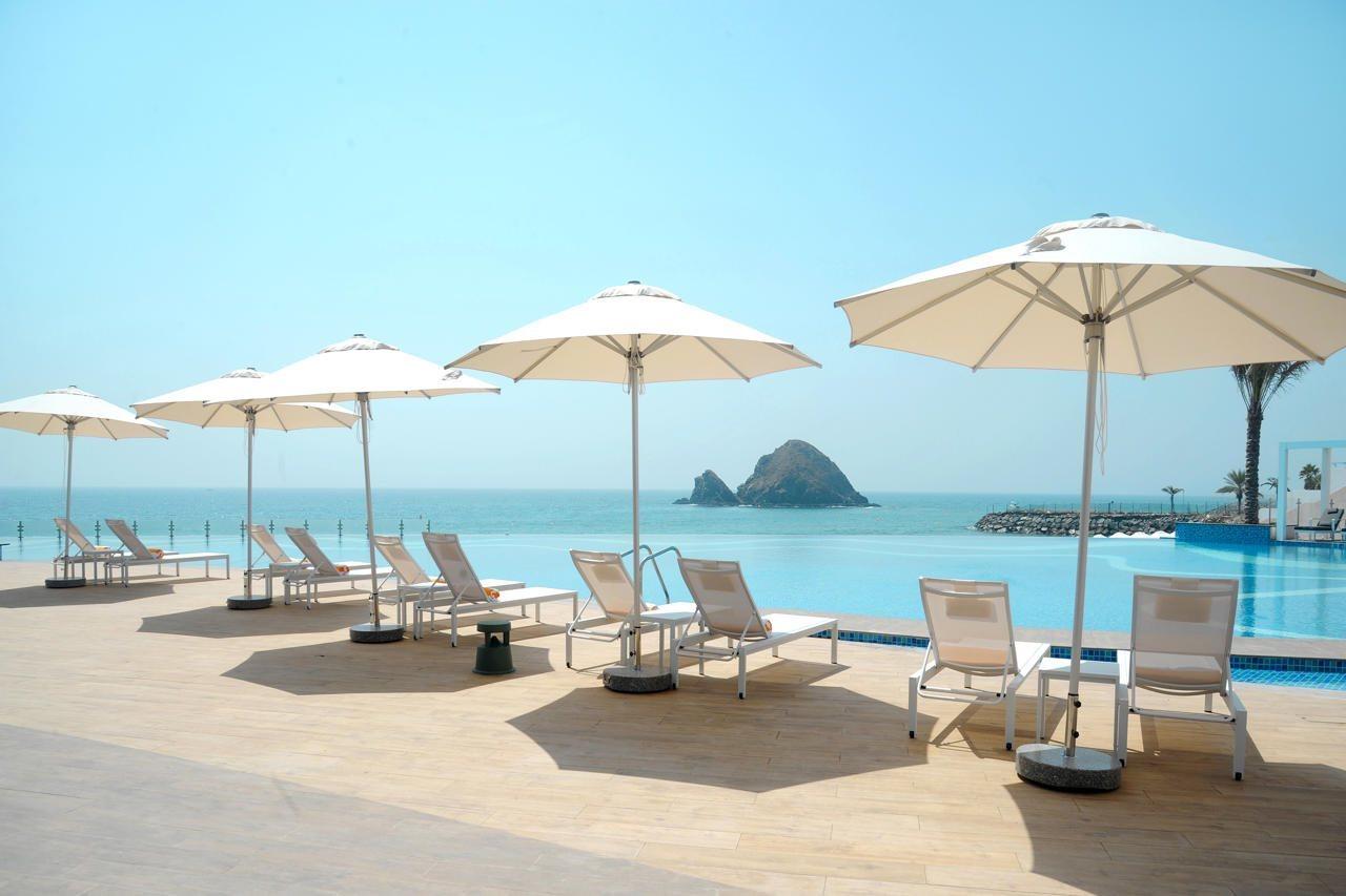 Royal M Al Aqah Beach Resort By Gewan Kültér fotó The View